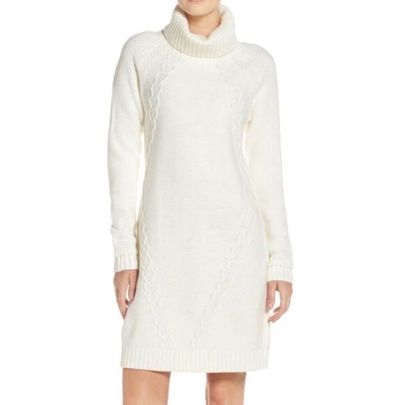NWT Eliza J Cable Knit Sweater Dress - Picture 1 of 9